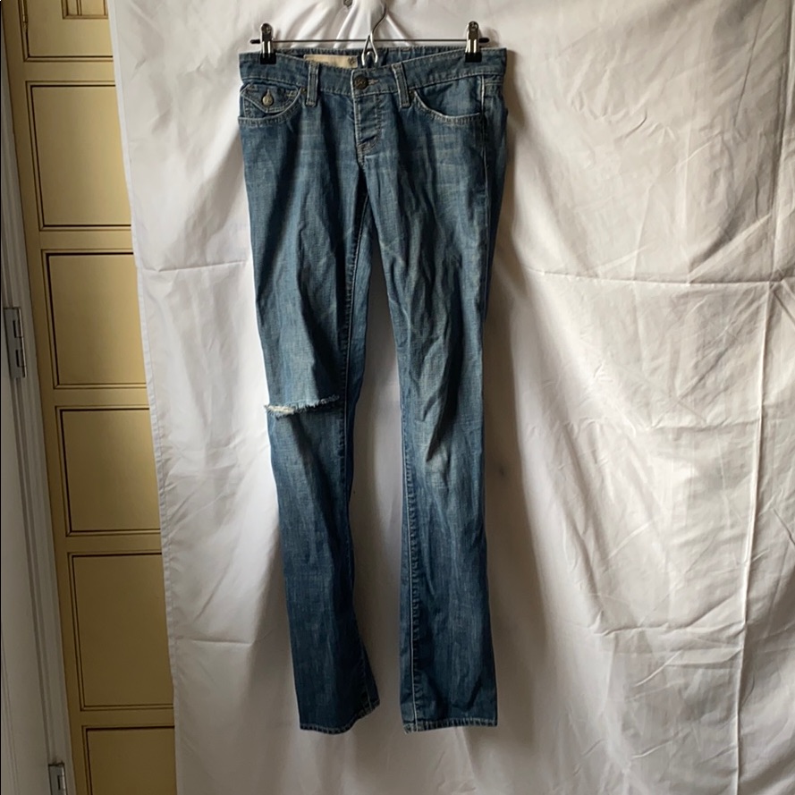 J & Company Skinny Jeans Distressed Sz 26